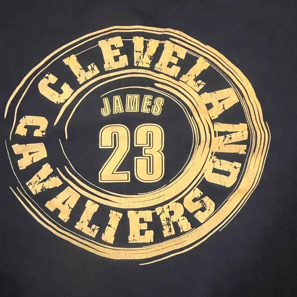 NBA UNK Cleveland Cavaliers LeBron James #23 Graphic Tee‎ Basketball Shirt 3XL